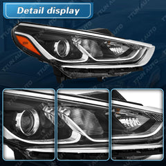 TTUN AUTO headlight assembly close-up showing irradiation quality