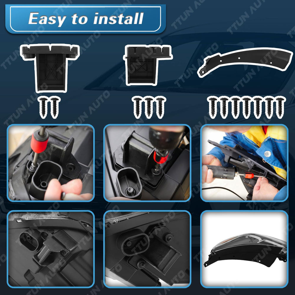 TTUN AUTO installation demo for Hyundai Sonata headlight
