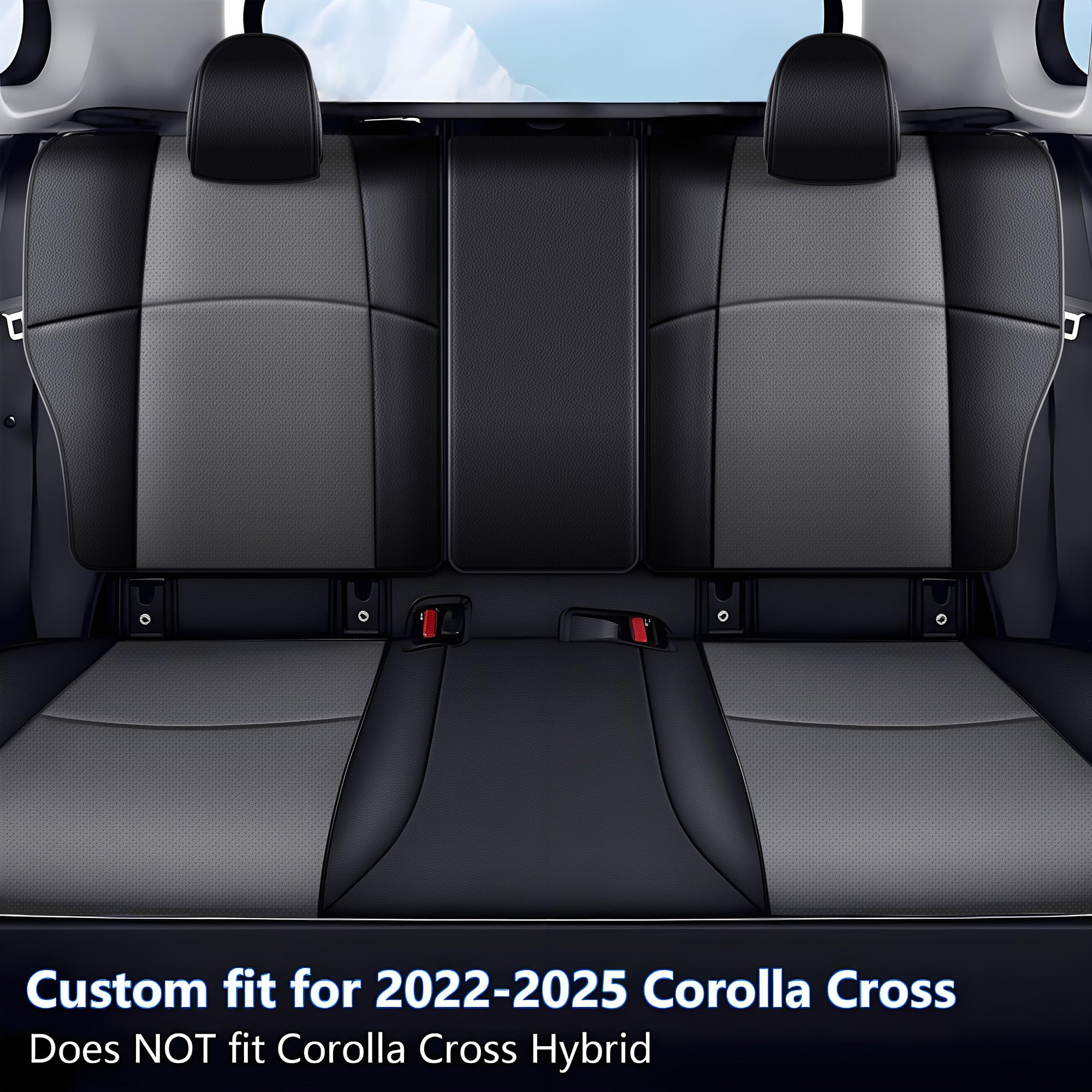 TTX Lighting Corolla Cross rear seat cover with secure fit and spill-resistant protection