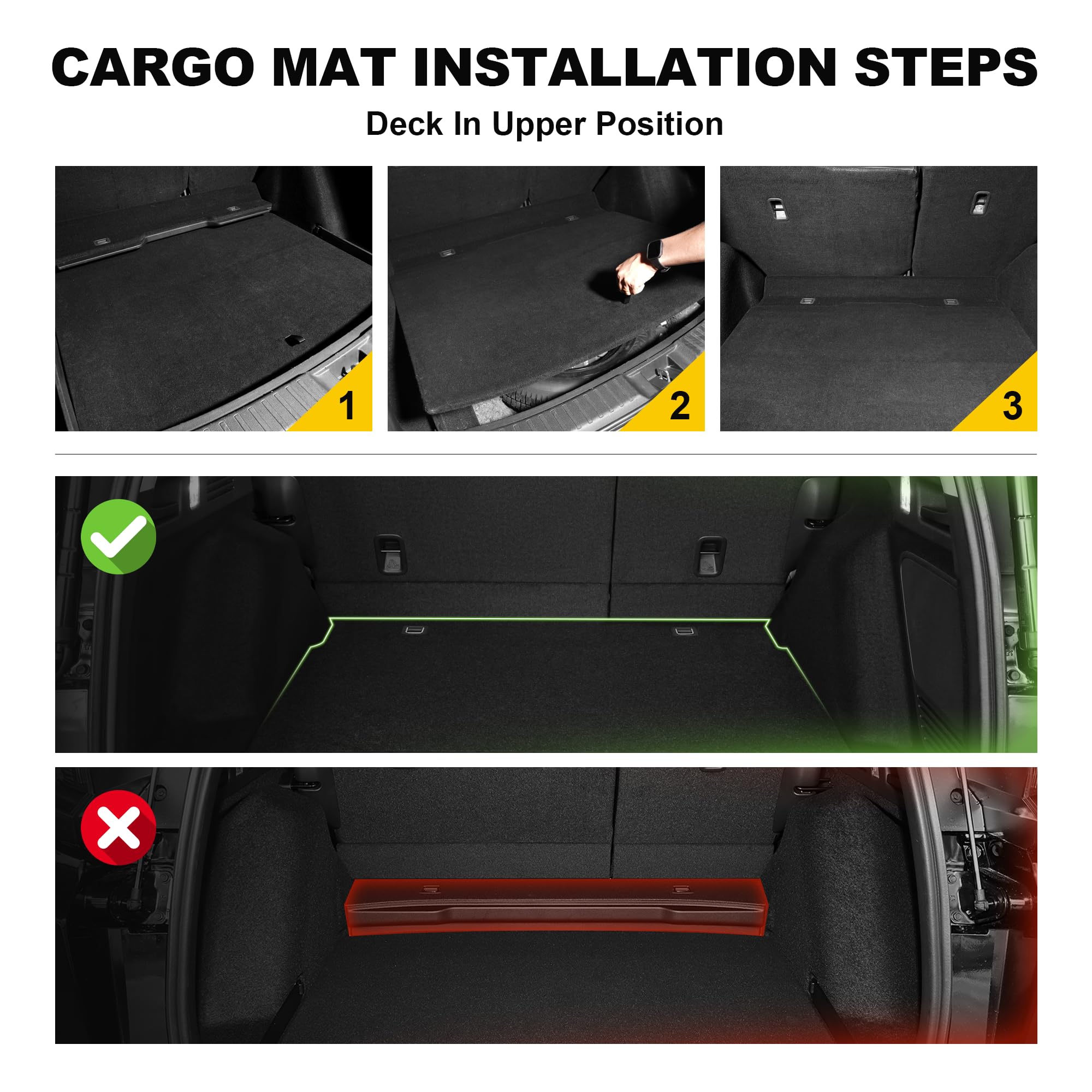 TTX LIGHTING Honda CR-V cargo liner upper deck protects trunk space.