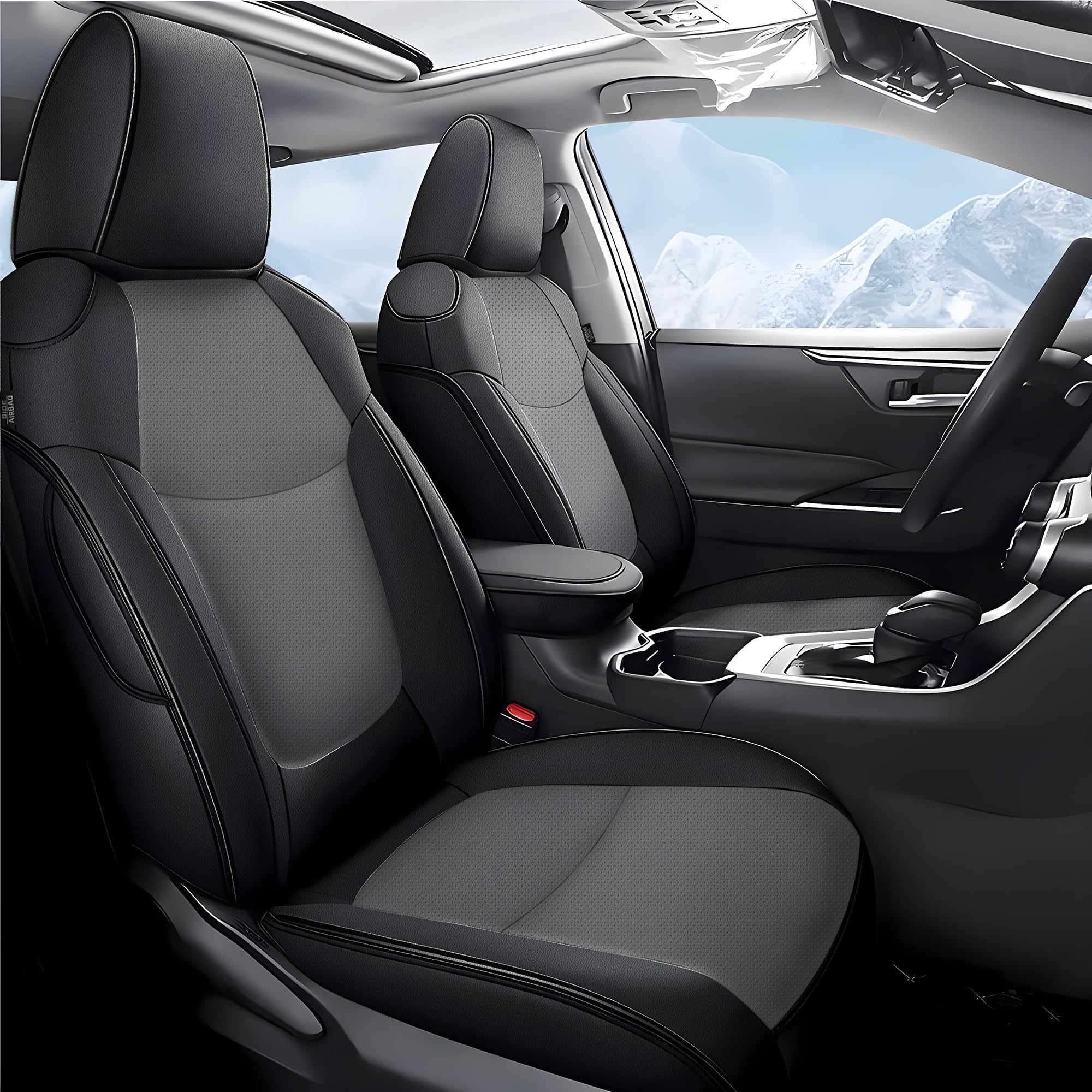 TTX Lighting front seat cover for Toyota Corolla Cross Hybrid enhances fit and protection