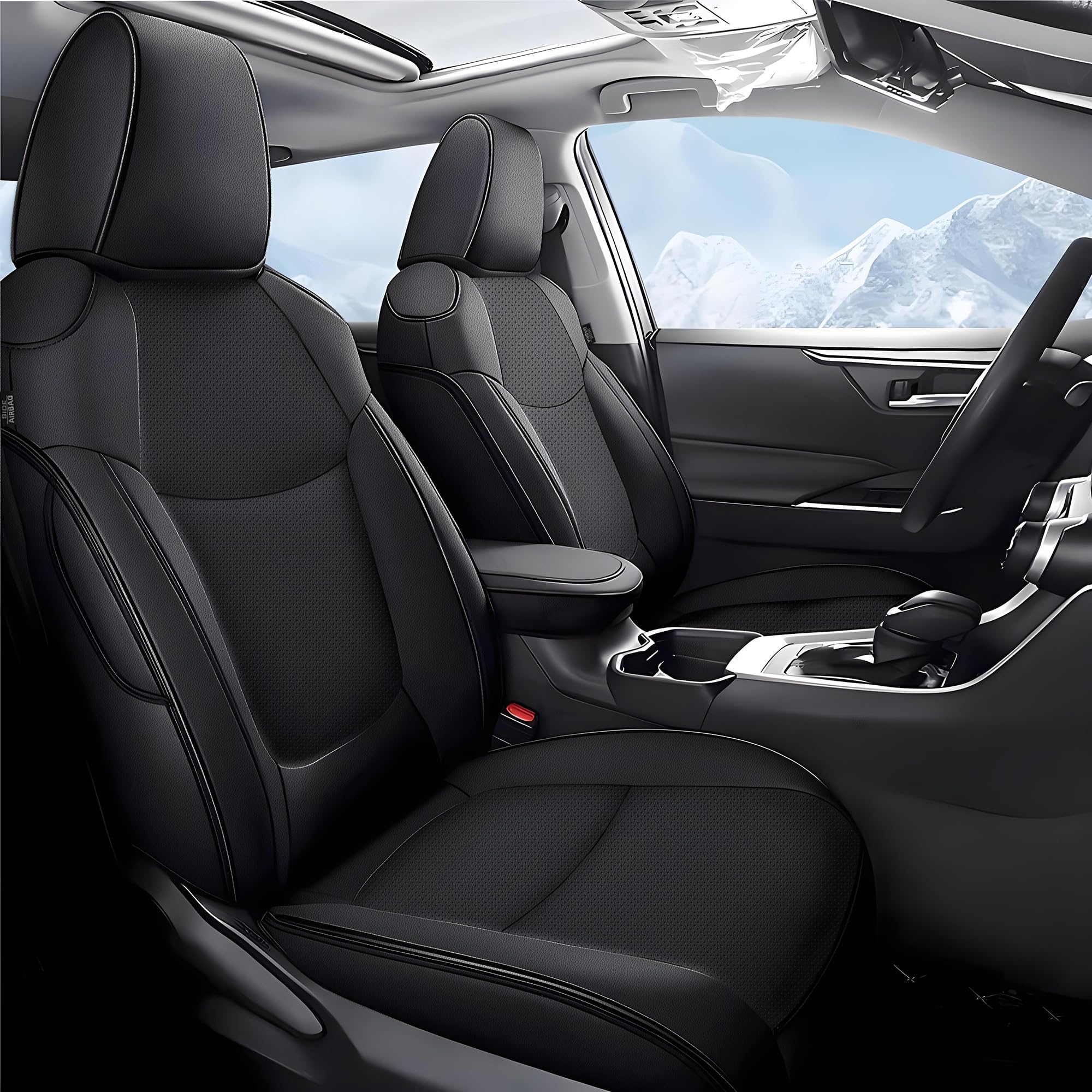TTX LIGHTING front seat cover for Toyota Corolla Cross Hybrid protects upholstery and maintains a clean look