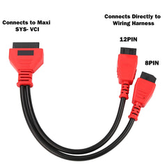 TTXSPP Autel DS808 Maxisys connector facilitates SGM bypass for FCA vehicles