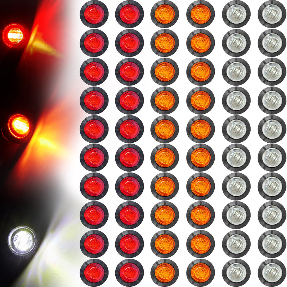 Tuanse amber LED trailer light boosts visibility for trucks on the road.