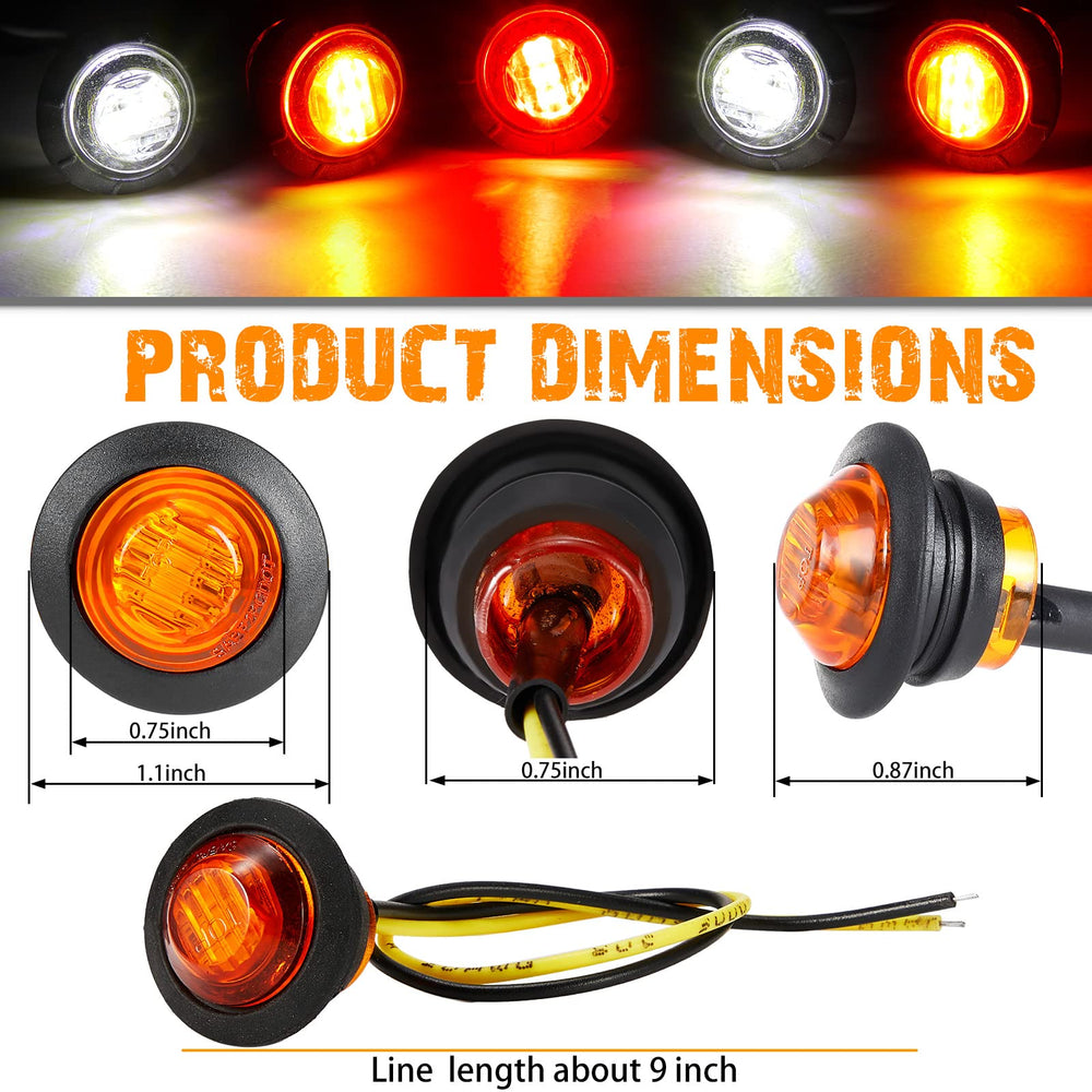 Tuanse red indicator light enhances signaling for trailers and RVs.