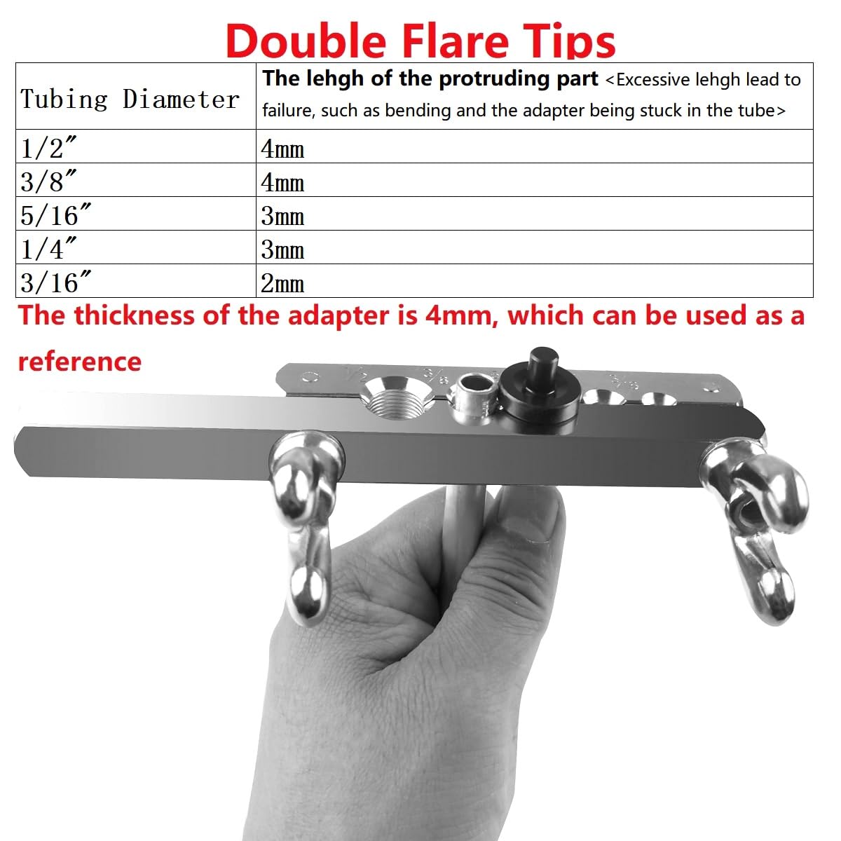 TUBPRO flaring bar and yoke highlighting sturdy heat-treated steel