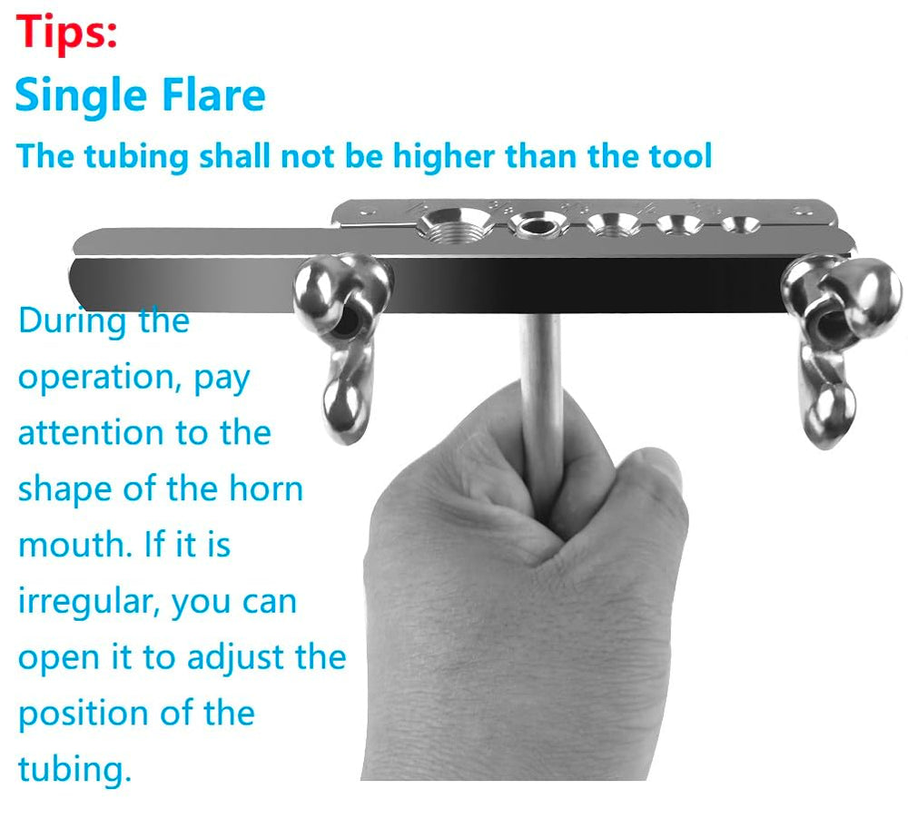 TUBPRO flaring cone closeup showing sharp edges for clean starts