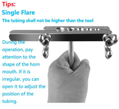 TUBPRO flaring cone closeup showing sharp edges for clean starts