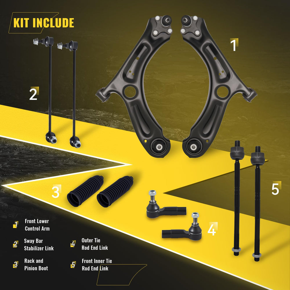 TUCAREST Jetta front outer tie rod end, precise steering response