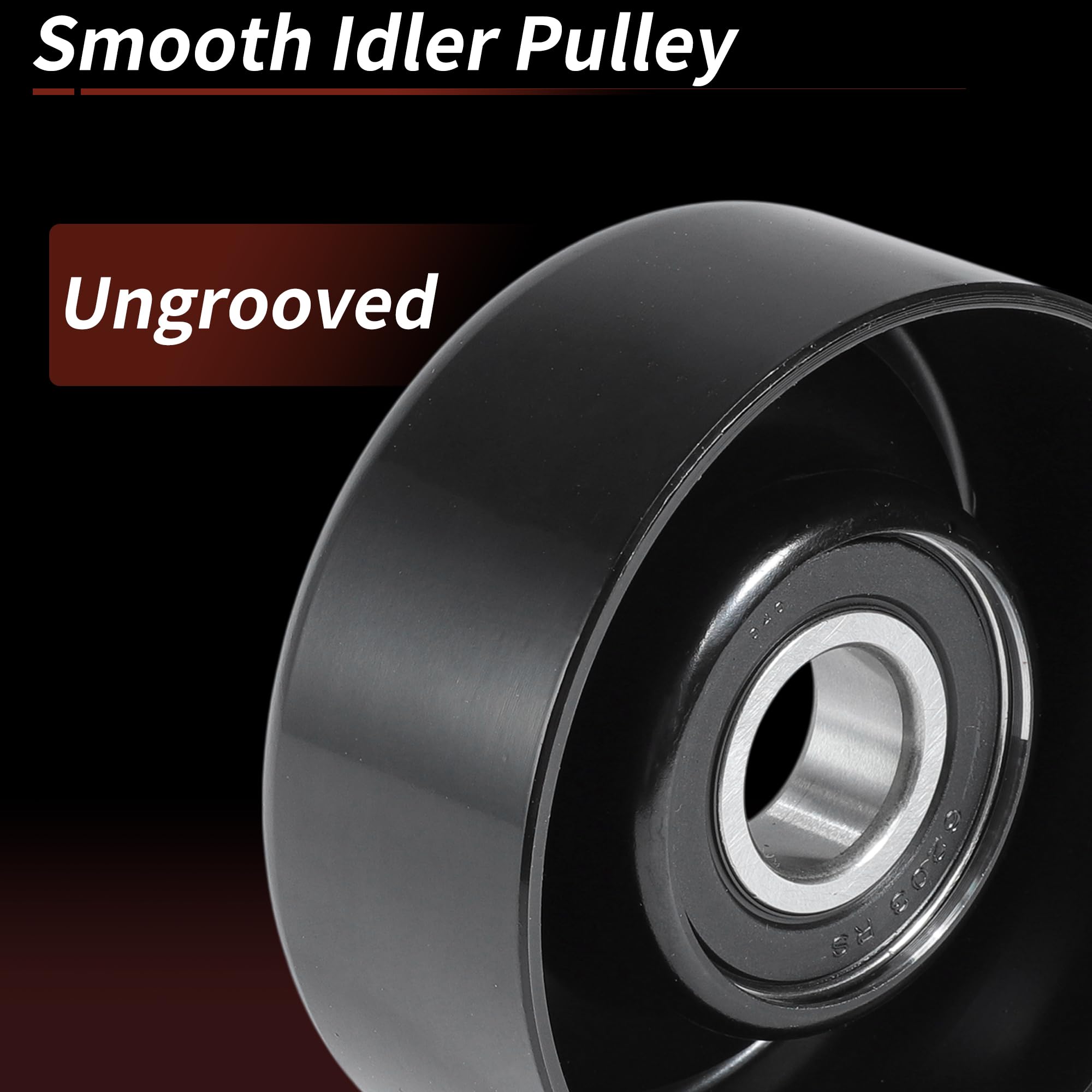 TUCKBOLD Ram 1500 belt idler pulley helps prevent belt squeal at start
