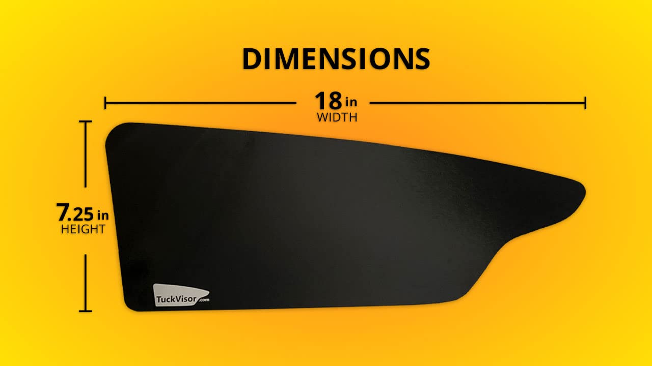 TuckVisor universal fit works with most vehicles and trim configurations.