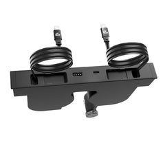 TUDEAO hidden console USB hub for Model Y, keeping cables tidy and accessible