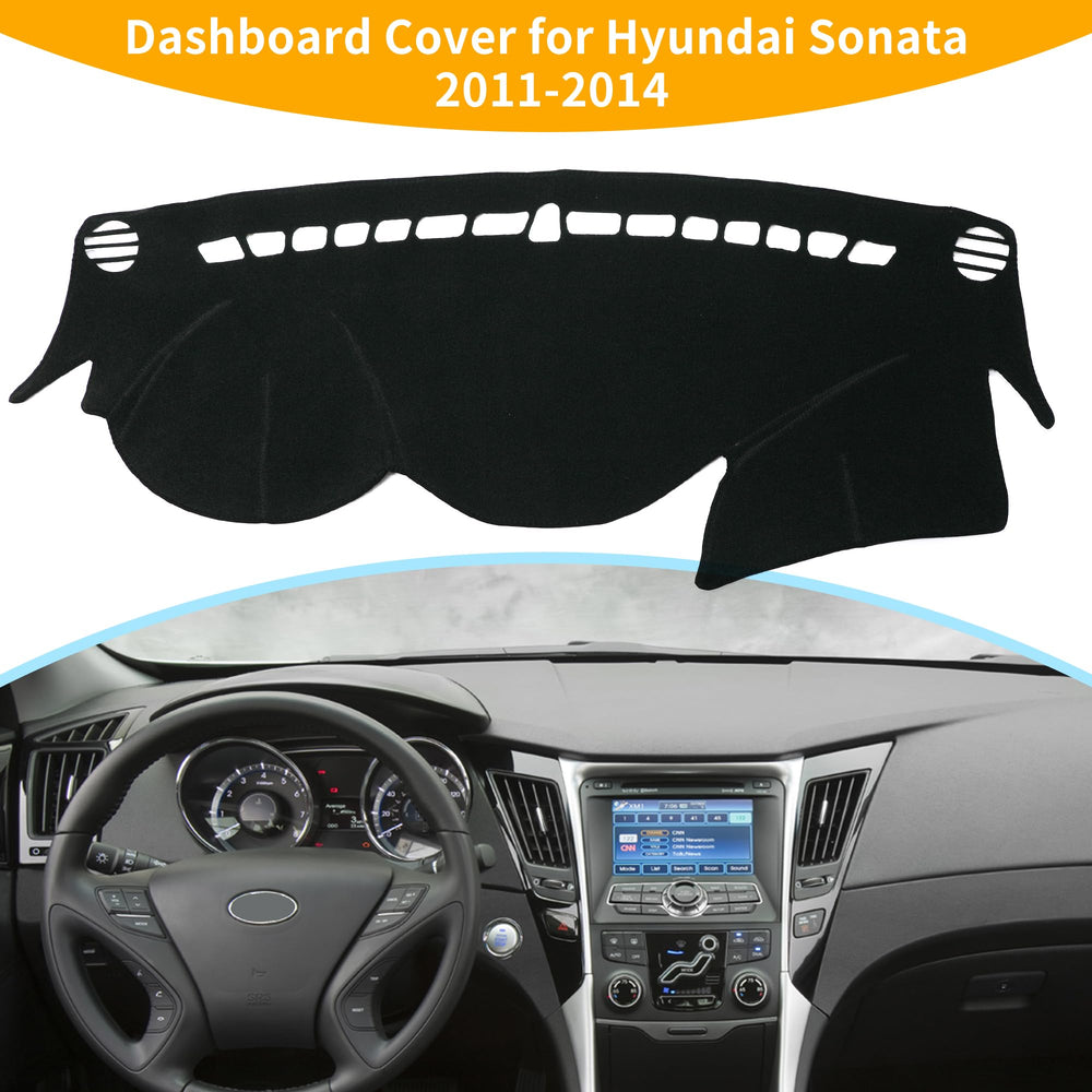TUELETFU dash cover helps dissipate heat and reduce sun damage on hot days.