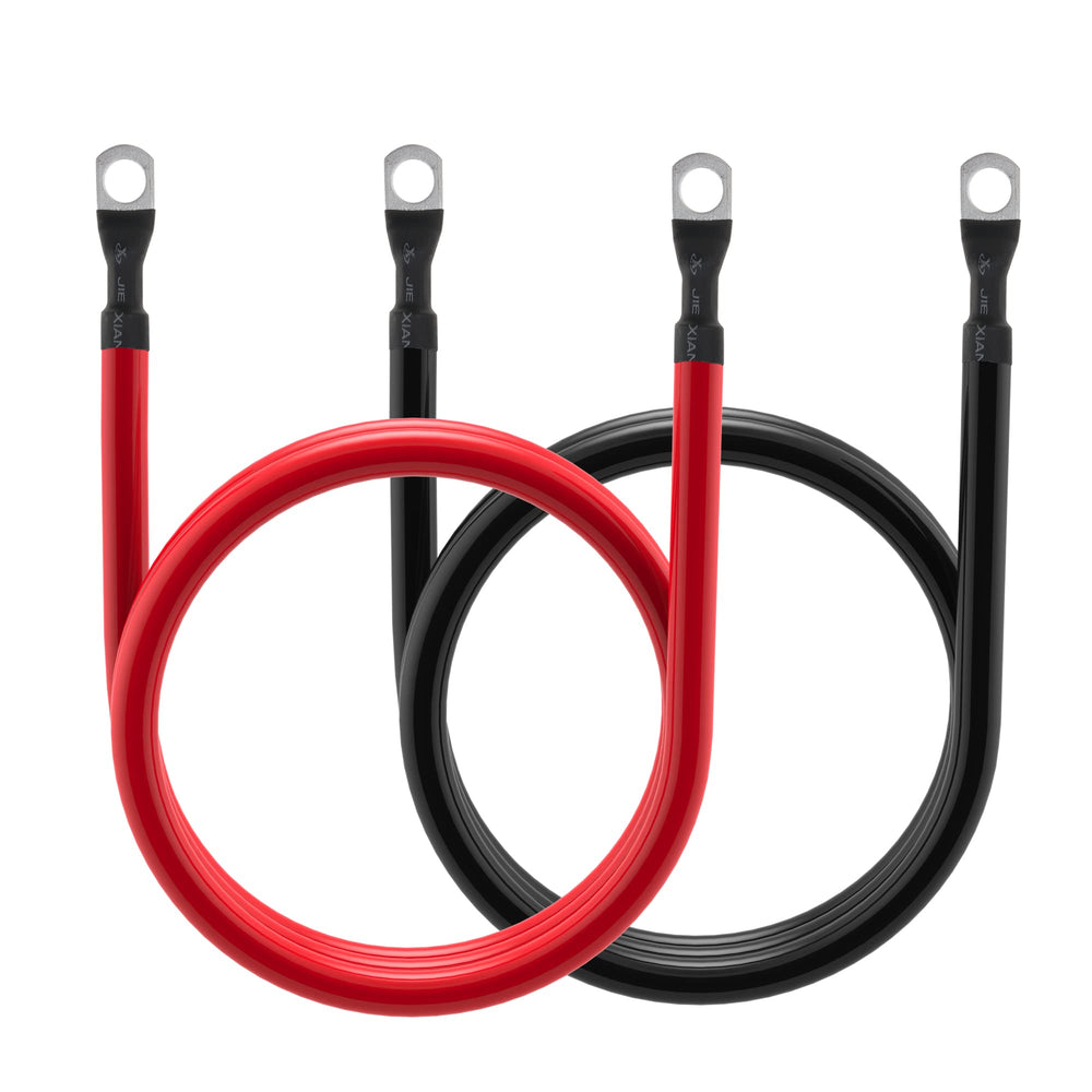 TUELETFU 3/8 inch lug black end for robust power grounding