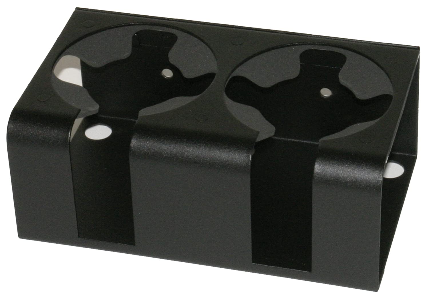Tuffy Dual Drink Holder mounted on a console provides quick, within-reach beverage access.