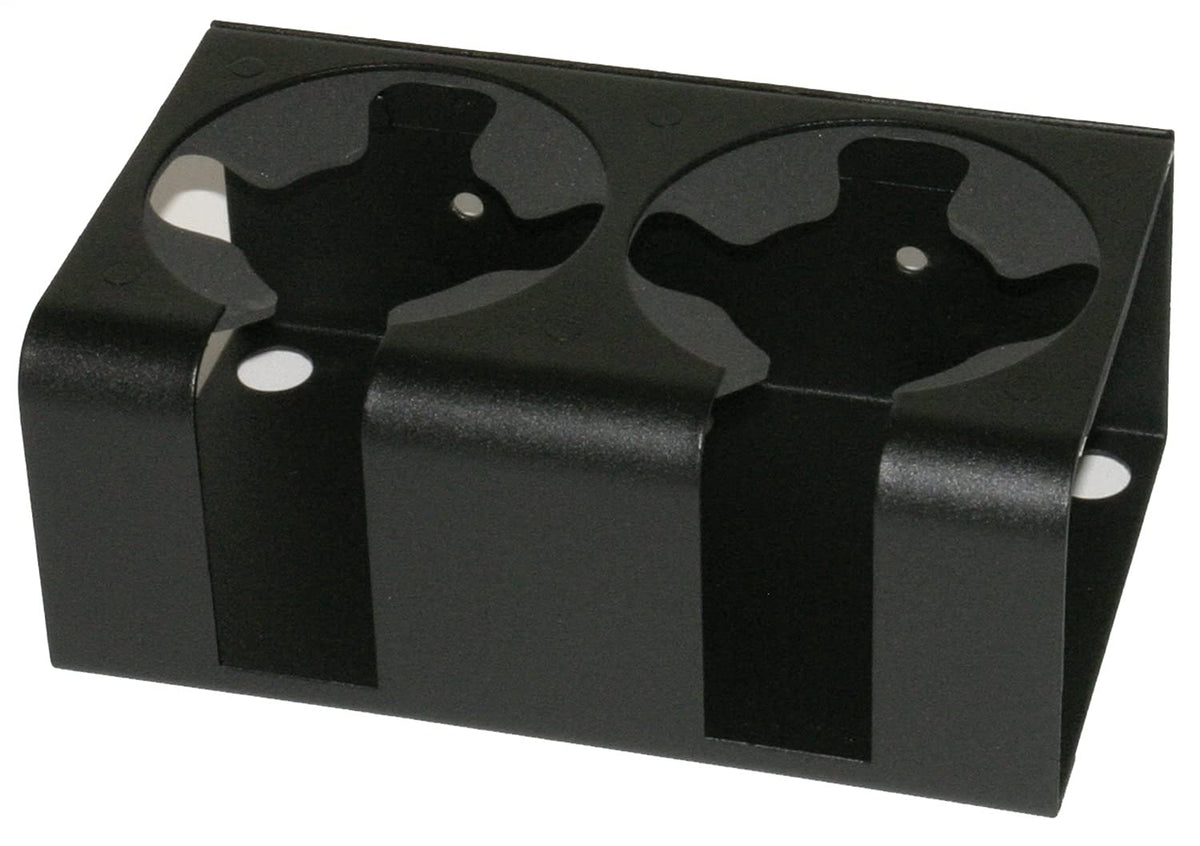 Tuffy Dual Drink Holder offers universal fit for many vehicles and equipment.