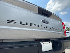 TufSkinz tailgate inserts on a Ford Super Duty with precise cut for a confident fit
