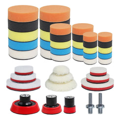 TuhooMall car foam polishing kit 44pcs packaging for versatile detailing surfaces.