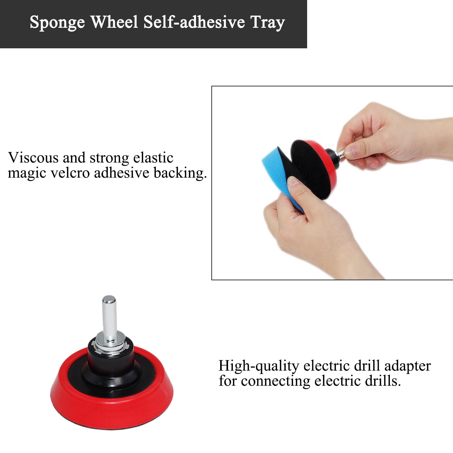 TuhooMall wool polishing pads offer durable fibers for effective shine on vehicle surfaces.