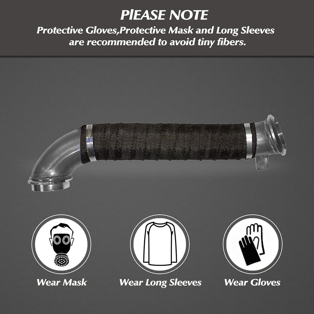 Package contents: wrap roll, ties, and clamps