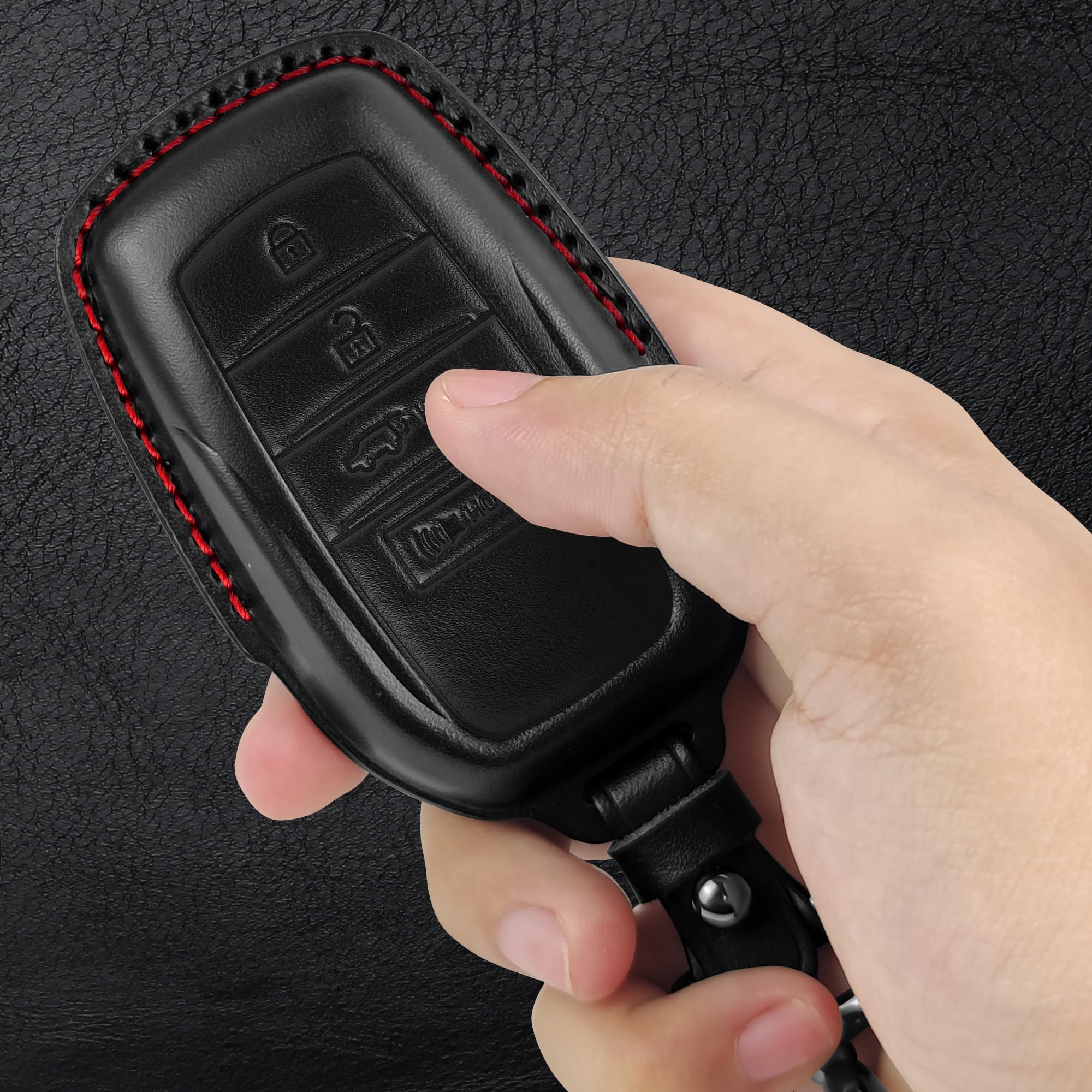 Tukellen Hilux key fob cover blends style with wear resistance on the go.