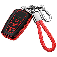 Tukellen Toyota key fob cover for RAV4 shields your remote from scratches and drops.