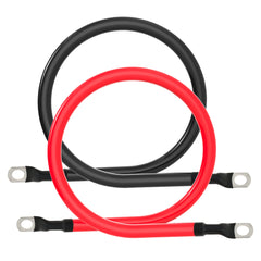 TUELETFU 2AWG red battery cable 2ft for high-current connections
