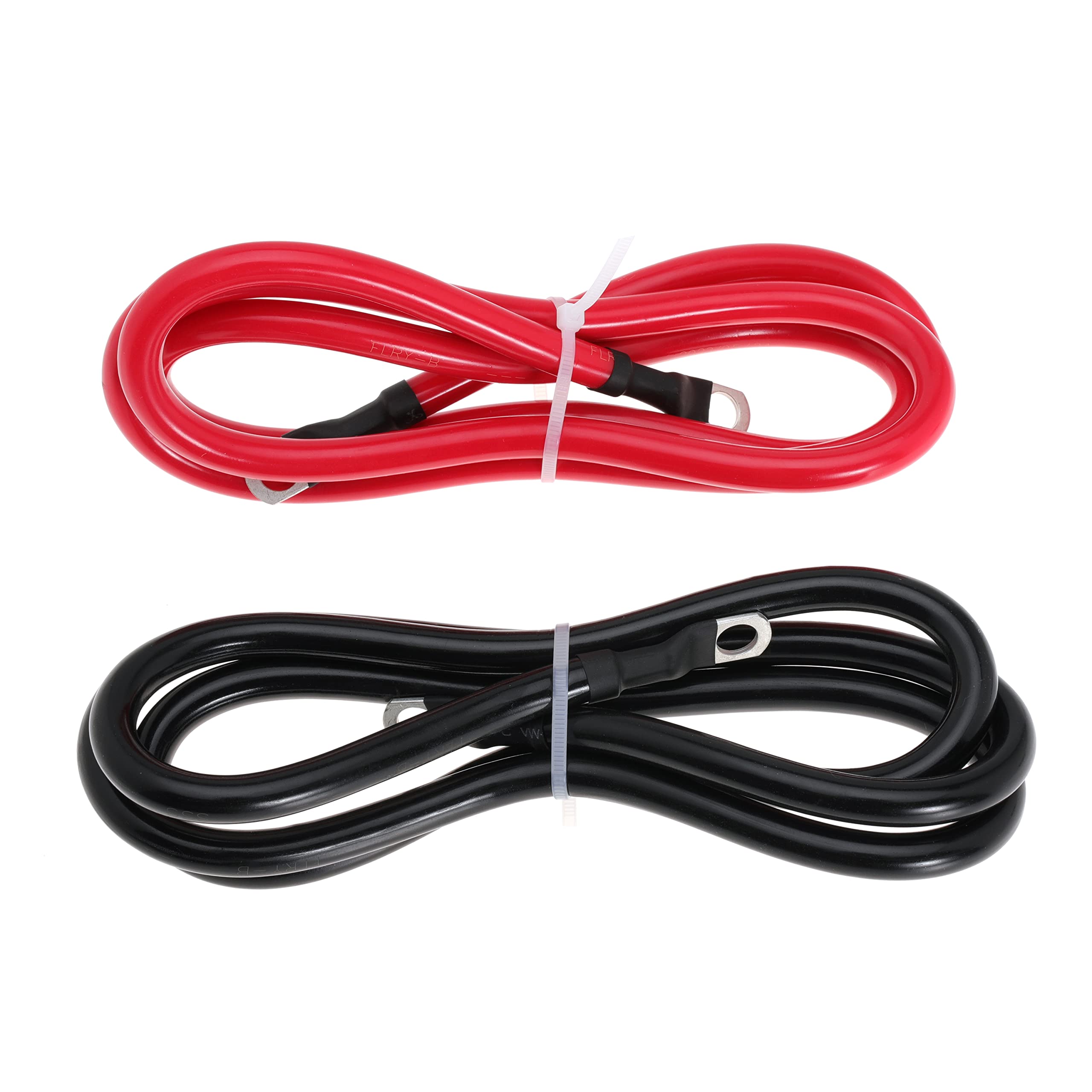 TUELETFU copper battery cables suitable for automotive and solar setups.