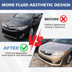 TULMTT Camry front fog light cover installation scene demonstrates easy swap.