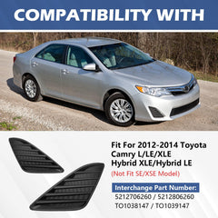 TULMTT Camry front fog light cover right installed for enhanced look.