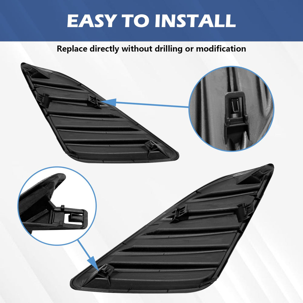 TULMTT Camry front fog light cover weather durability withstands rain and snow.