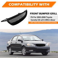 TULMTT mesh-style insert closeup for Corolla protection and aesthetics.