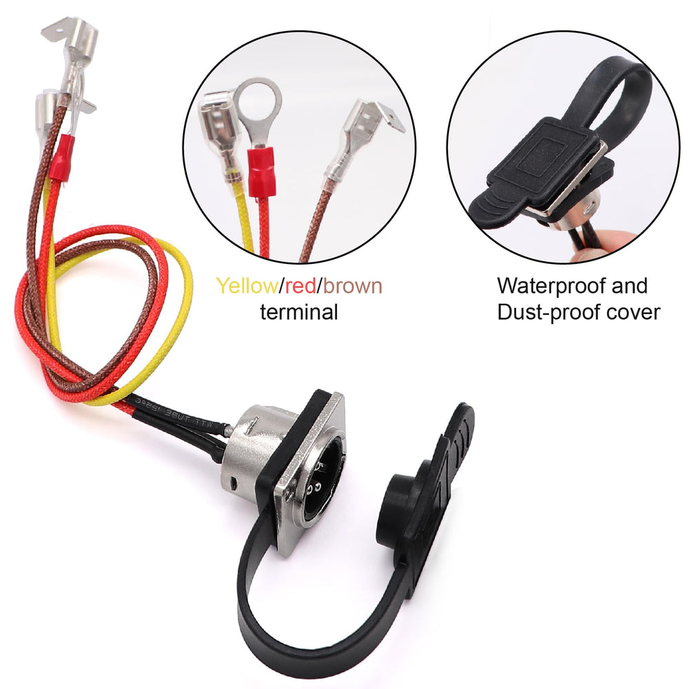 TuoLauthon 12000lb winch setup compatible, versatile for UTVs and ATVs.