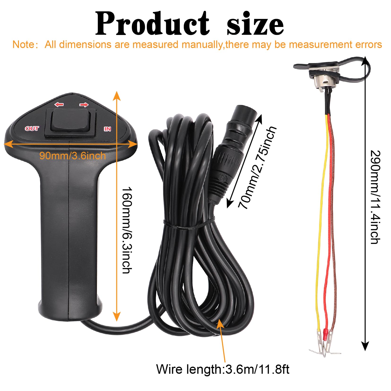 TuoLauthon 3-prong corded remote enhances wired control stability.