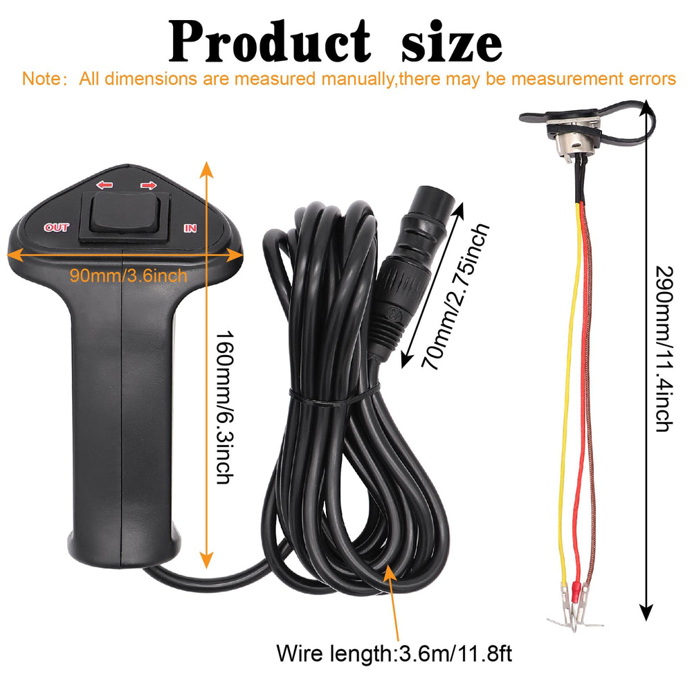 TuoLauthon 3-prong corded remote enhances wired control stability.