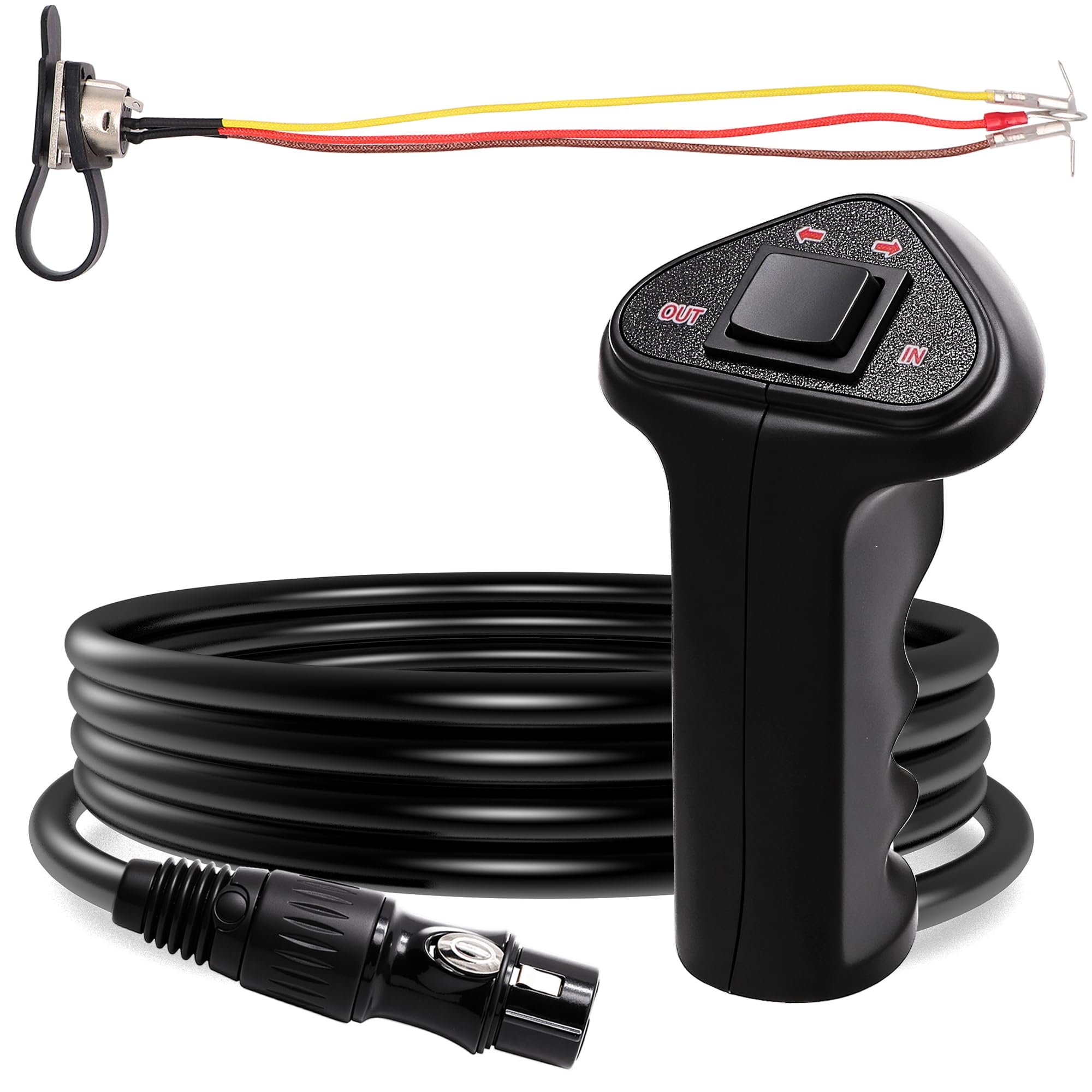 TuoLauthon remote controller kit for 12V winches, reliable handheld control from a distance.