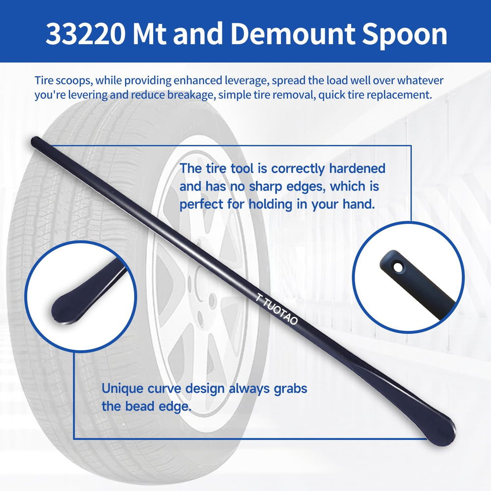 TUOTAO two-piece tire spoons for easy leverage
