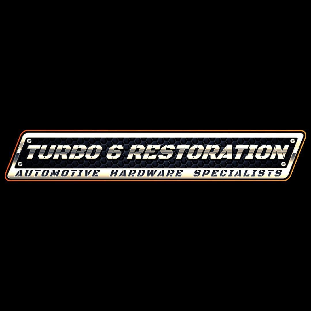 Turbo 6 Restoration black phosphate finish ensures durable interior fastener performance