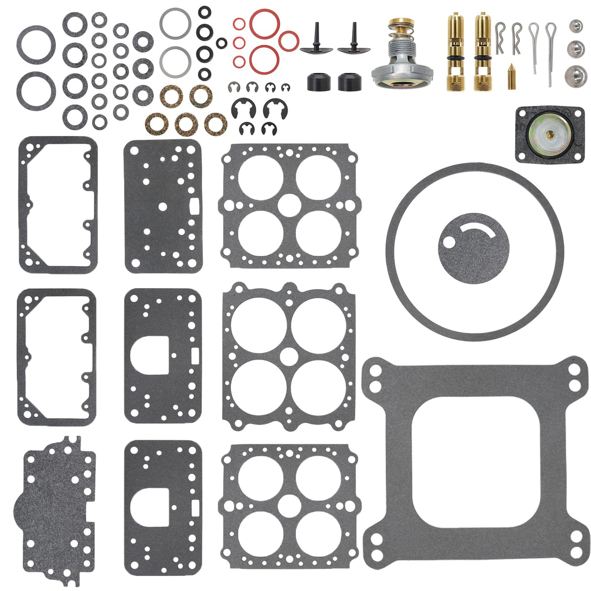 Turbook Holley 4160 rebuild kit pack for complete carb restoration and ease of install.