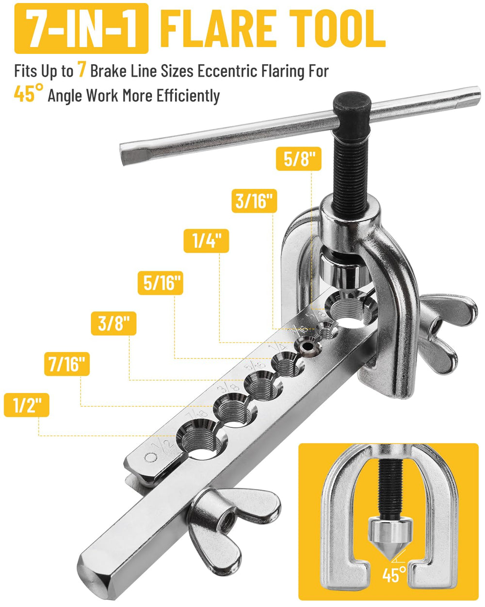 Turnirace brake line kit shows 25ft 1/4in flexible tubing for easy routing