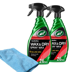 Turtle Wax 50834 bottle front with double pack for quick shine