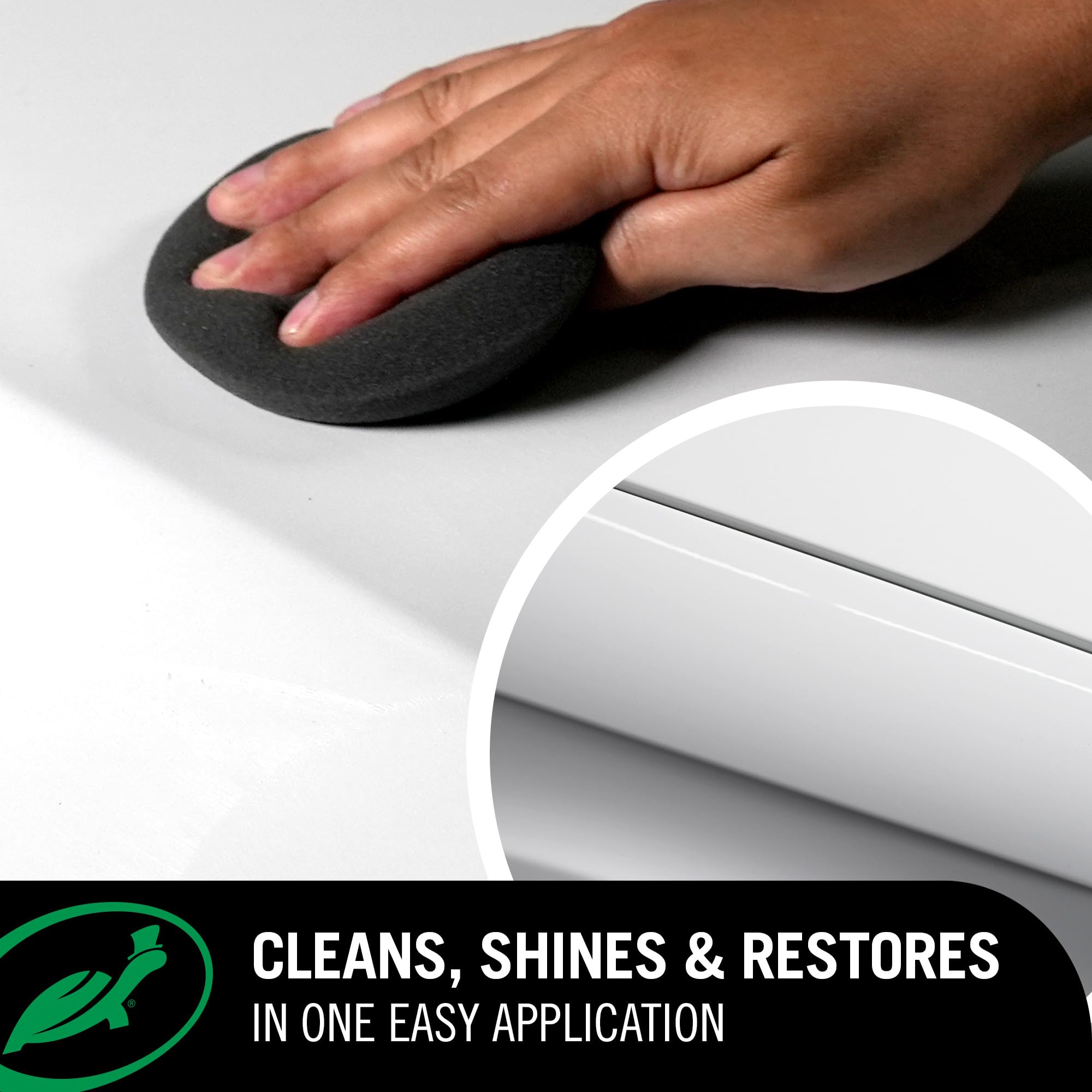 Turtle Wax Color Magic buffing reveals enhanced gloss and color depth