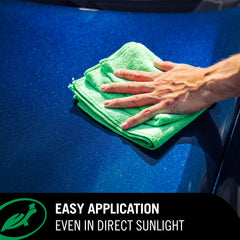 Turtle Wax Hybrid Solutions safe on glass surfaces, promoting water beading