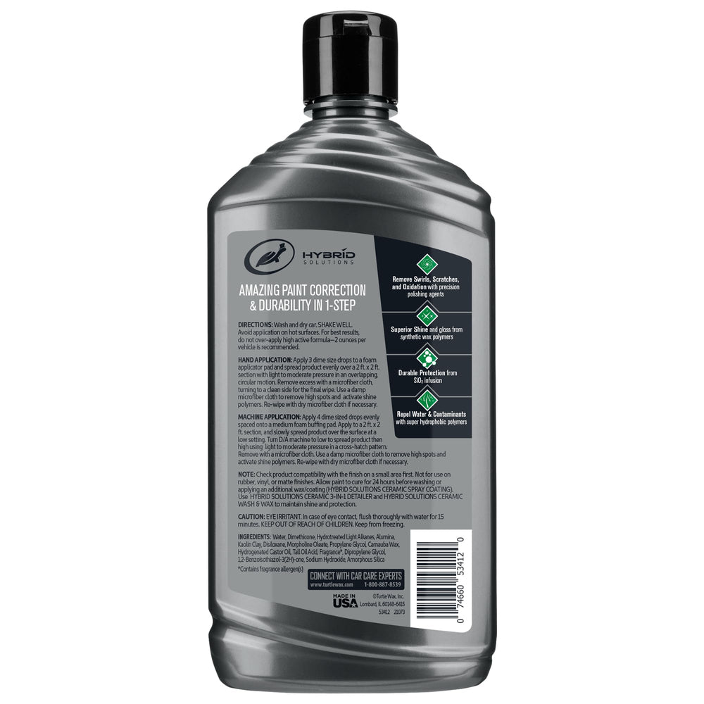 Turtle Wax Hybrid Solutions hand and machine polishing setup