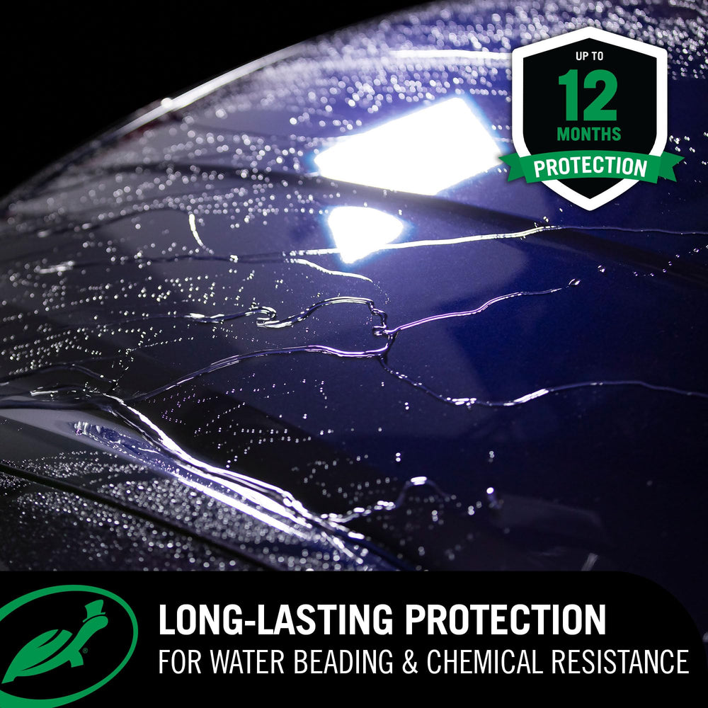 Turtle Wax Hybrid Solutions high gloss finish delivers deep color and showroom shine