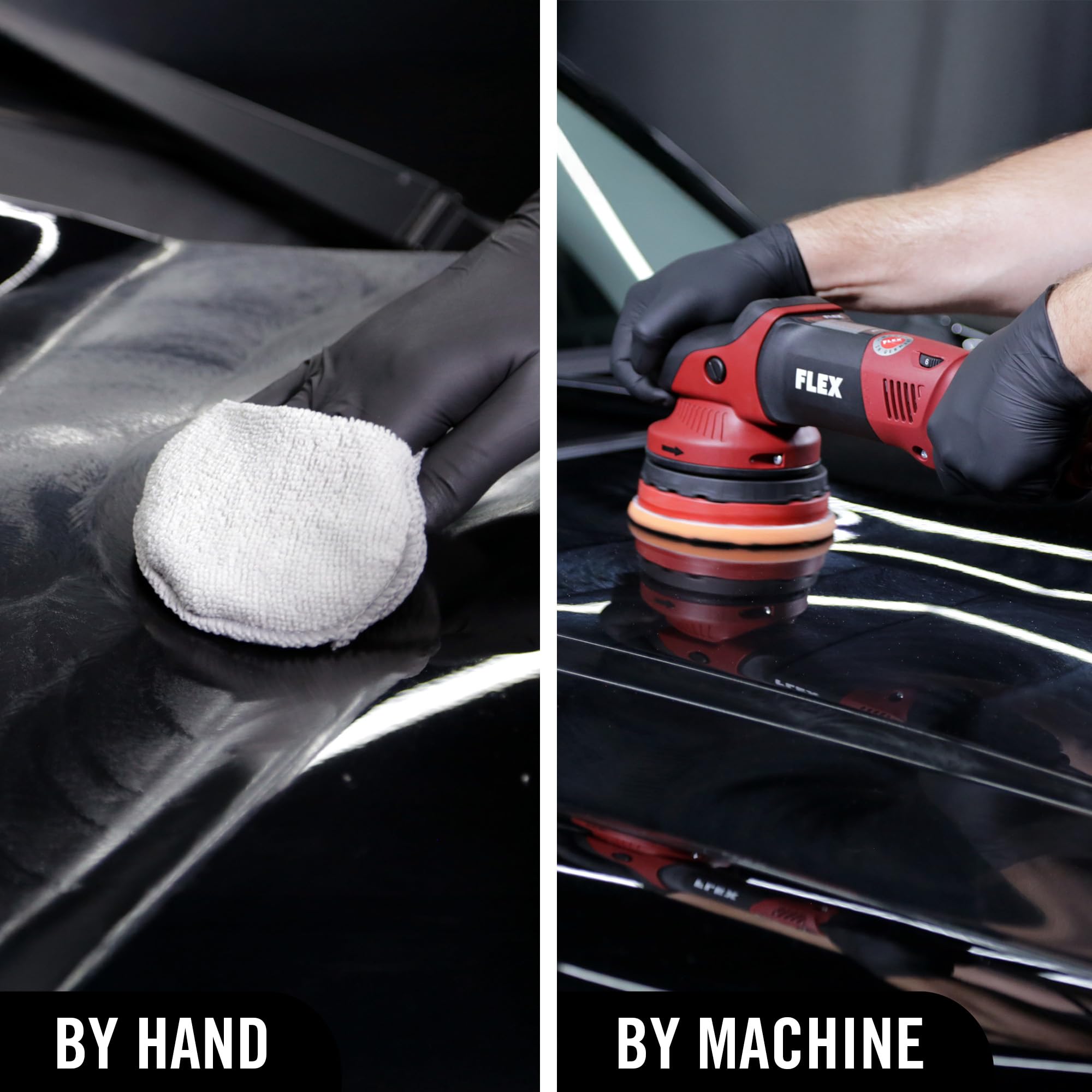 Turtle Wax Hybrid Solutions machine-polish setup supports DIY detailing convenience