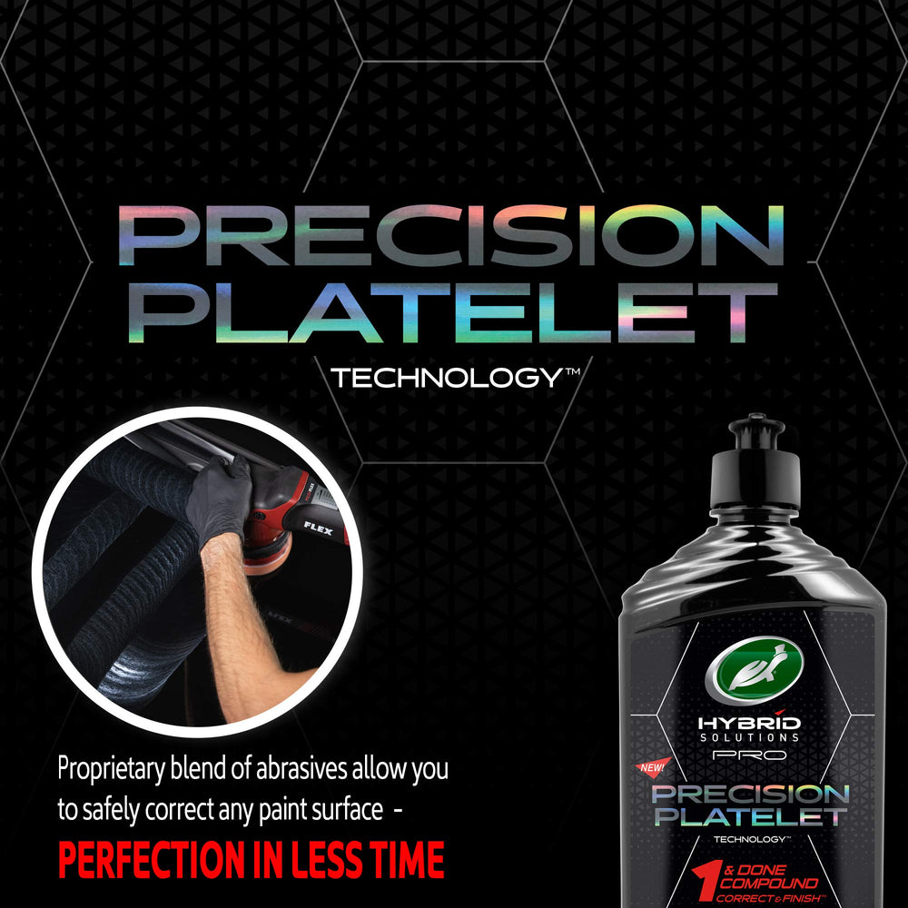 Turtle Wax Pro 1 and Done on cutting pad setup for machine polishing