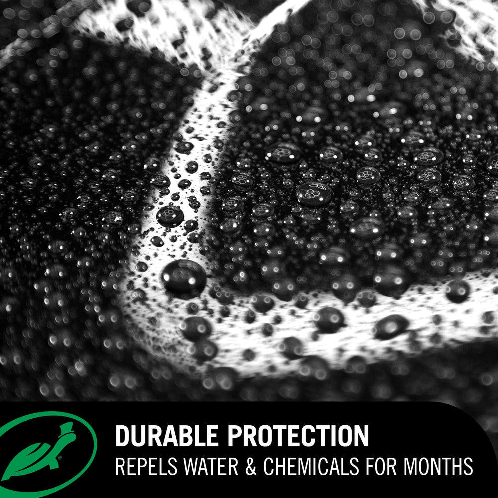 Turtle Wax Hybrid Solutions water beading demonstrates contaminant resistance after application