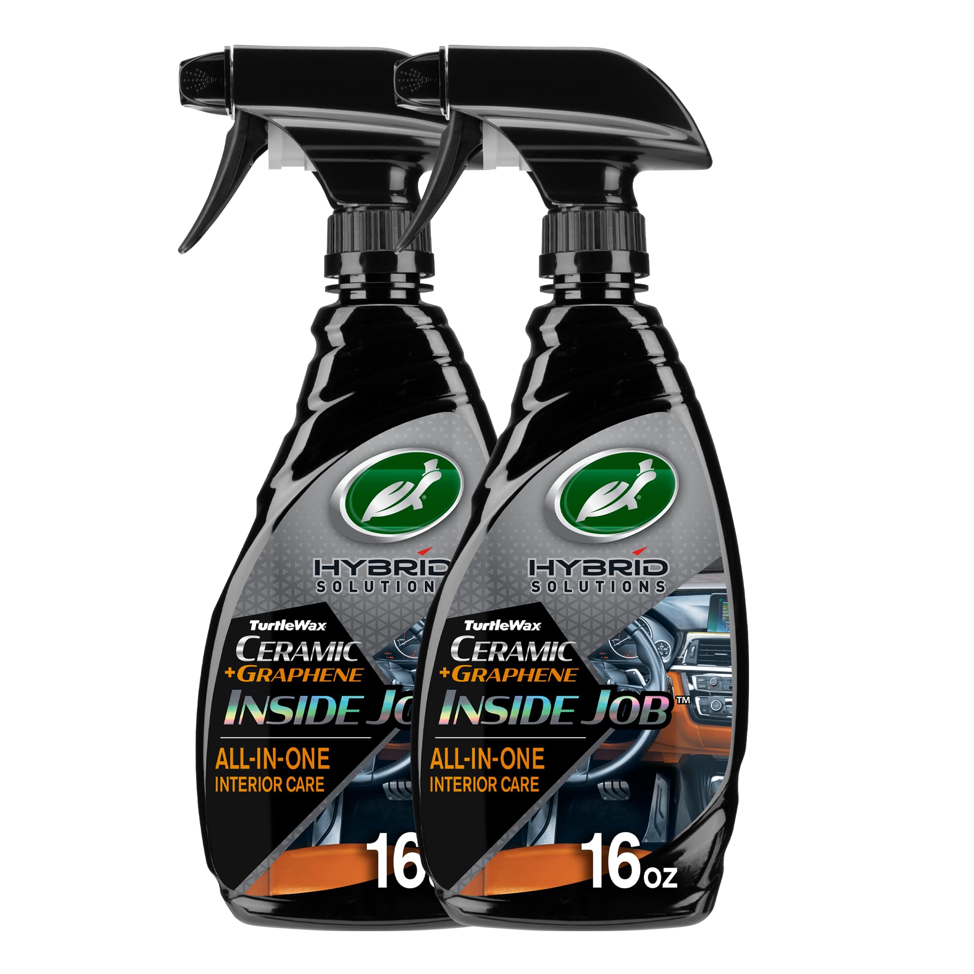 Turtle Wax Inside Job bottle front showing label and interior cleaner for multiple surfaces