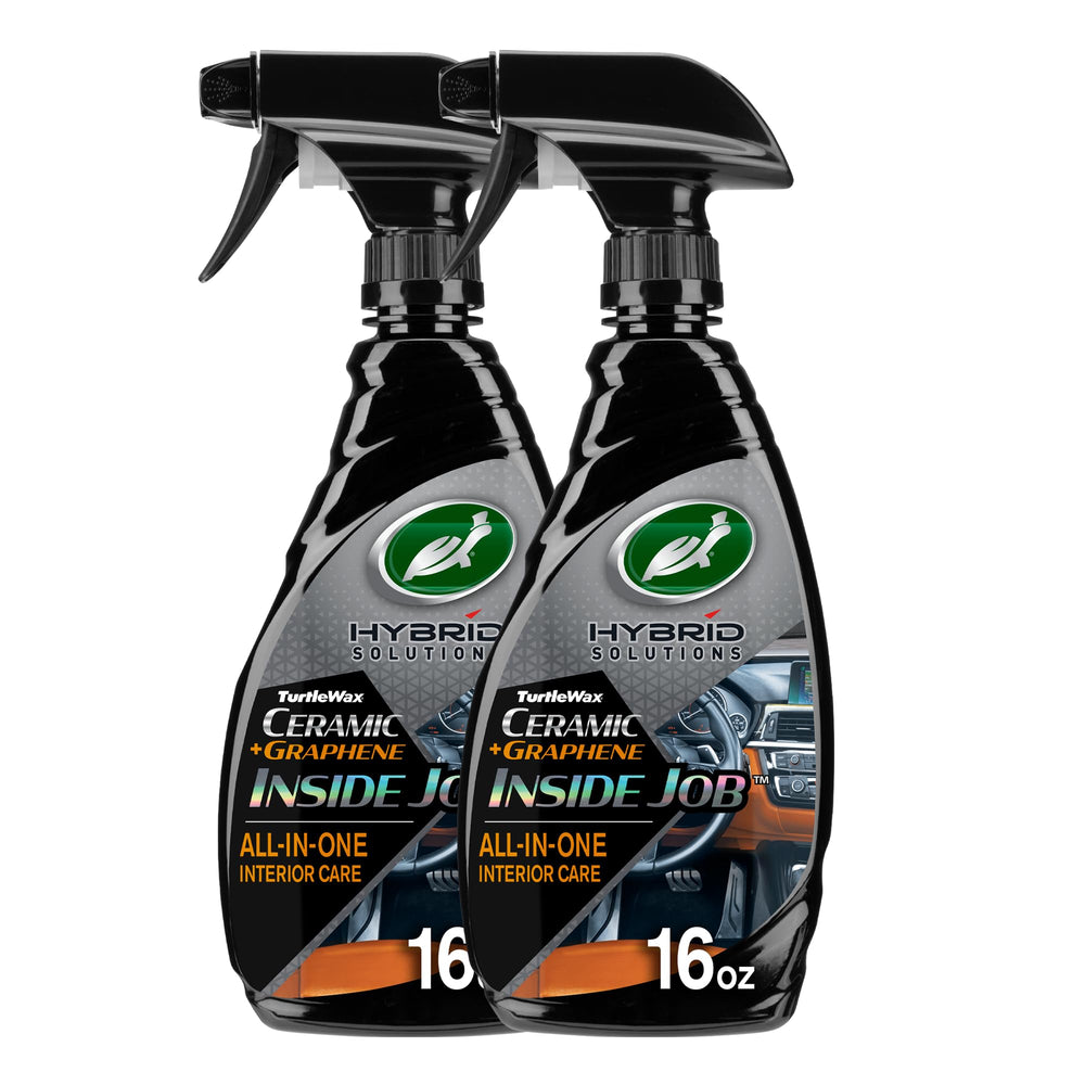 Turtle Wax Inside Job bottle front showing label and interior cleaner for multiple surfaces